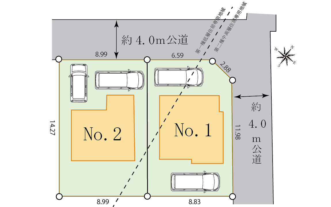 福生市福生　新築分譲住宅　全2棟　各4,380万円(税込) 好評発売中！