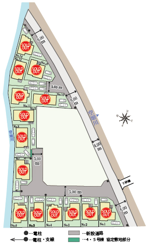 武蔵村山市神明3丁目 新築分譲住宅 １４区画 おかげ様で終了いたしました