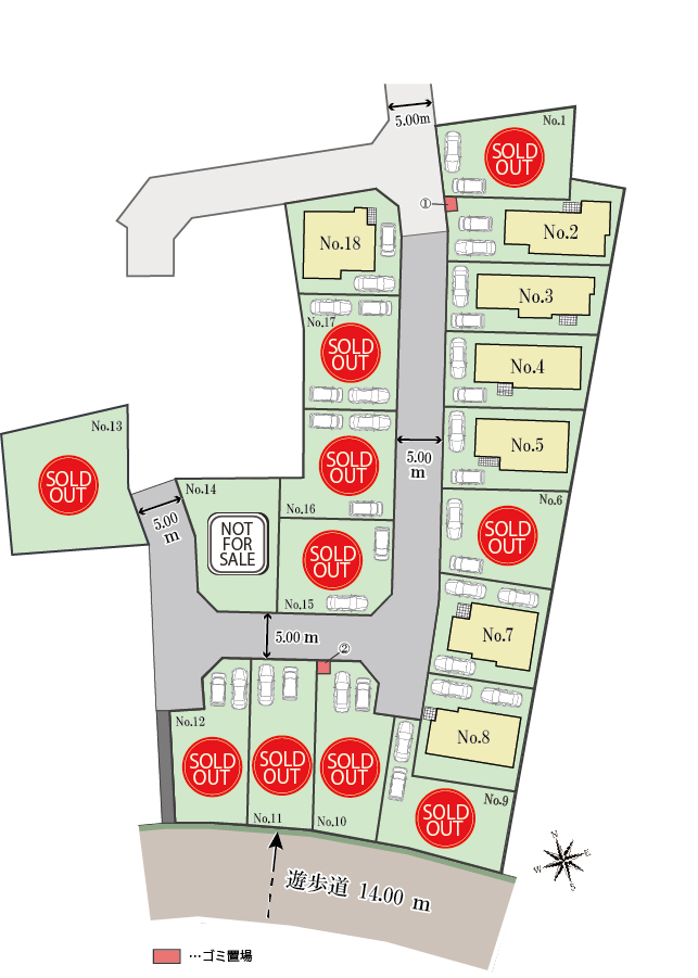東大和市奈良橋6丁目 新築分譲住宅 １８区画 3,780万円～