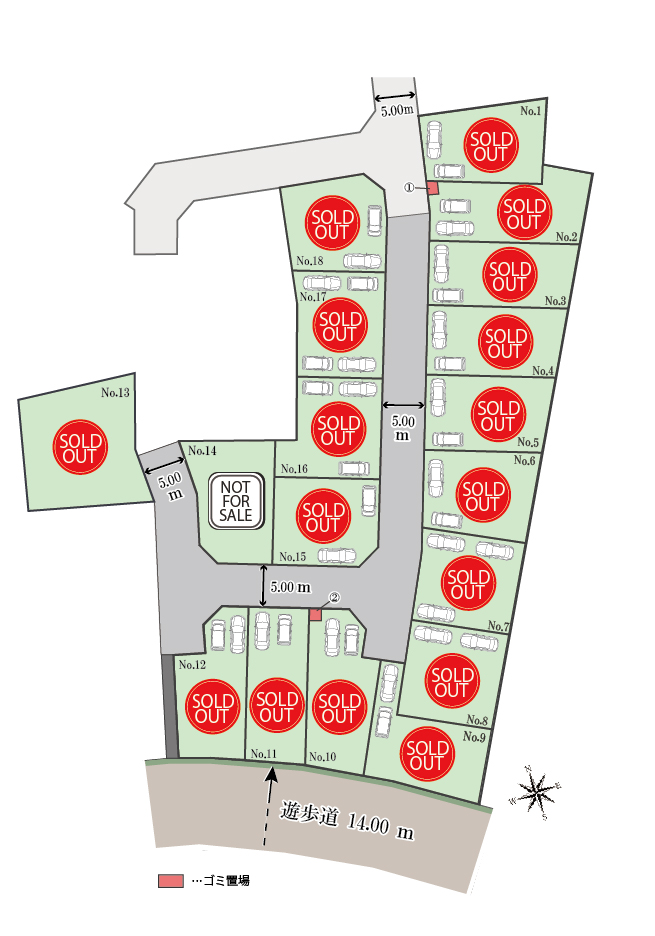 東大和市奈良橋21期１８区画　新築分譲住宅　おかげ様で終了致しました