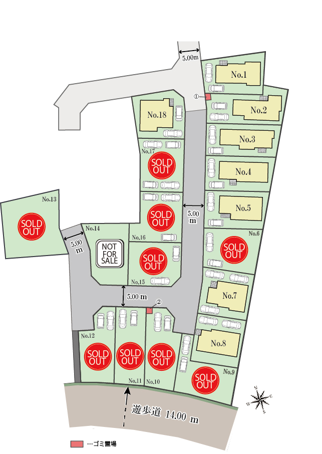 東大和市奈良橋6丁目 新築分譲住宅 １８区画 3,780万円～