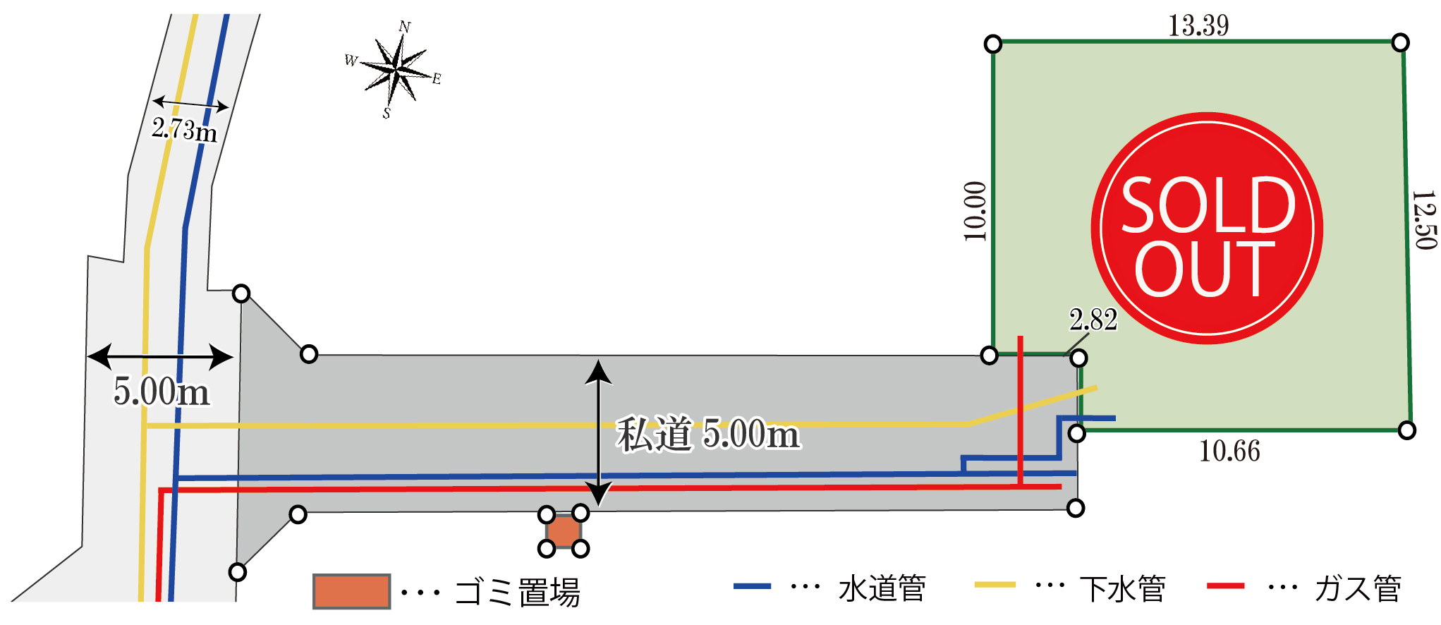 ※価格変更※ 蔵敷24期１区画 建築条件無し売地 2,780万円　おかげ様で終了致しました